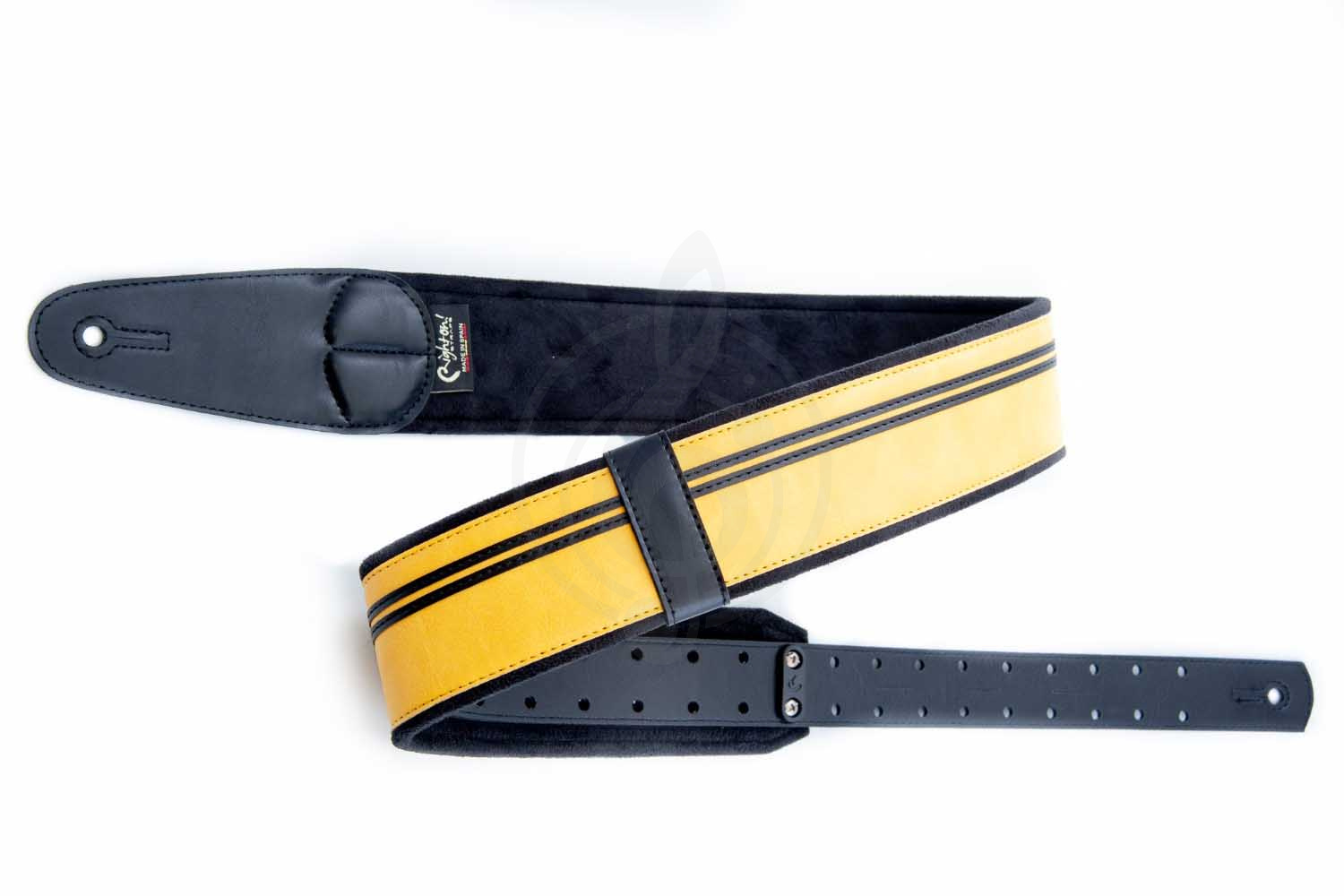 Ремень для гитары RightOn Straps Mojo Race Yellow - Ремень для гитары - фото 7