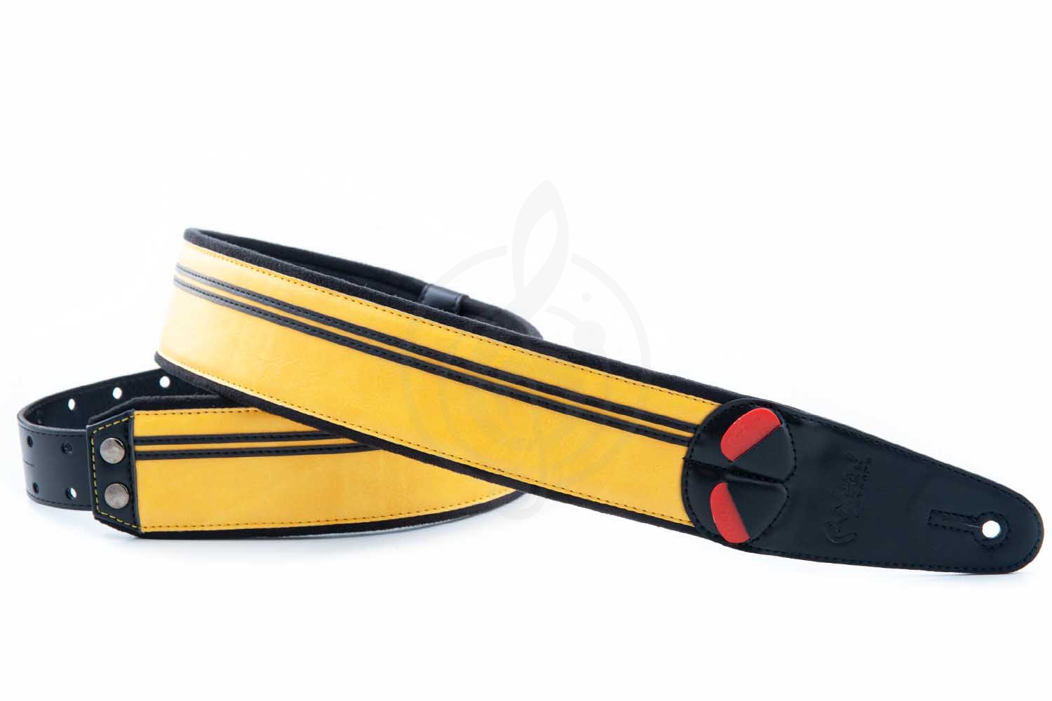 Ремень для гитары RightOn Straps Mojo Race Yellow - Ремень для гитары - фото 8