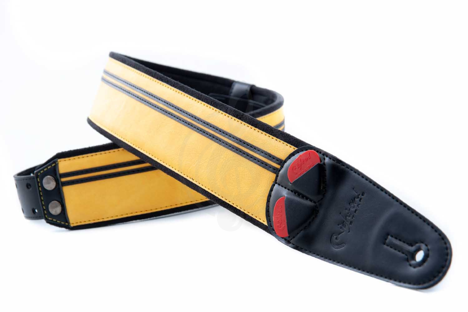 Ремень для гитары RightOn Straps Mojo Race Yellow - Ремень для гитары - фото 9