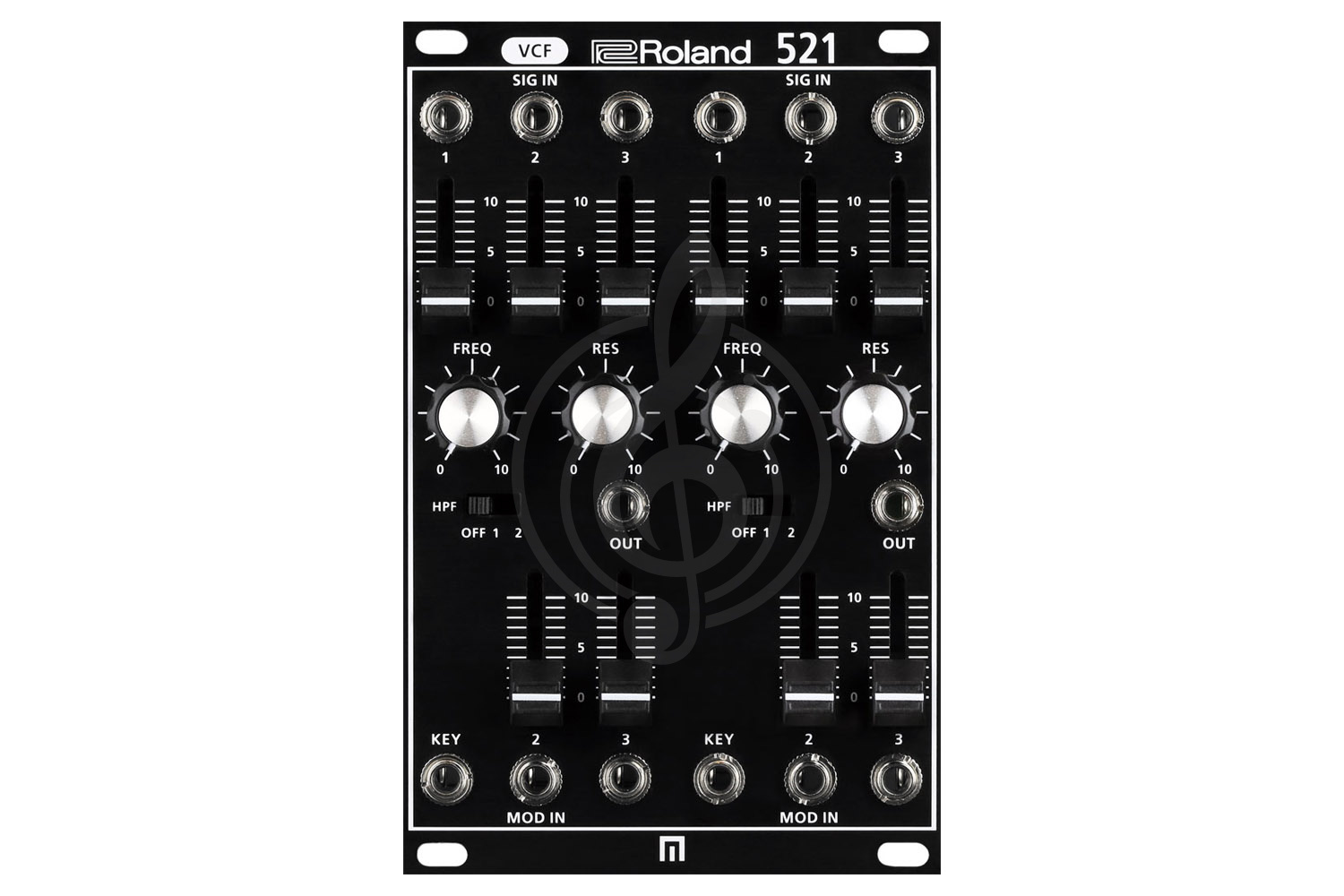 Модульный синтезатор Roland - SYSTEM-500 521 - аналоговый фильтр для модульной системы SYSTEM-500 - фото 1