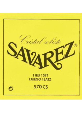 Струны для классической гитары SAVAREZ 570 CS CRISTAL SOLISTE Струны для классических гитар (29-33-41-29-35-44) - фото 1