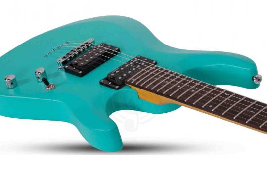 Электрогитара Superstrat Schecter C-6 Deluxe SAQ Satin Aqua - Электрогитара - фото 2