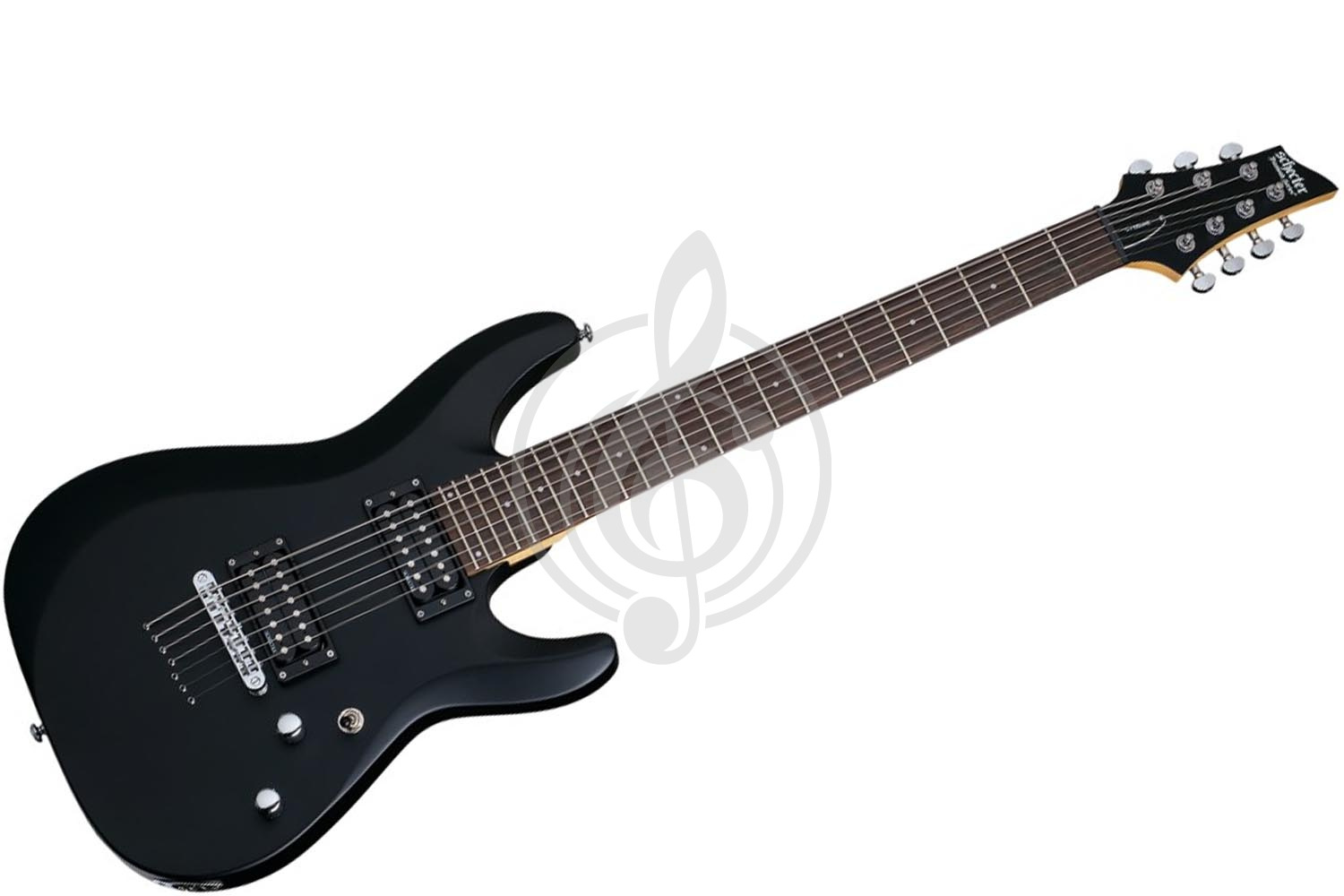 Электрогитара Stratocaster Schecter C-7 Deluxe SBK - электрогитара - фото 1