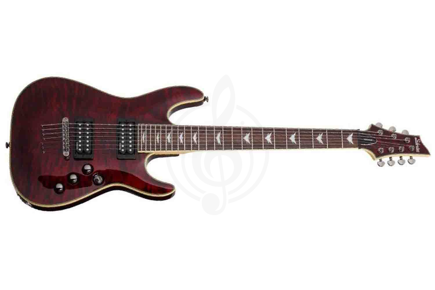 Электрогитара Superstrat Schecter OMEN EXTREME-7 BCH - Электрогитара - фото 2