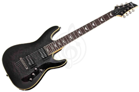 Schecter OMEN EXTREME-7 STBLK - Электрогитара - фото 1 Электрогитара Superstrat Schecter OMEN EXTREME-7 STBLK - Электрогитара - фото 1