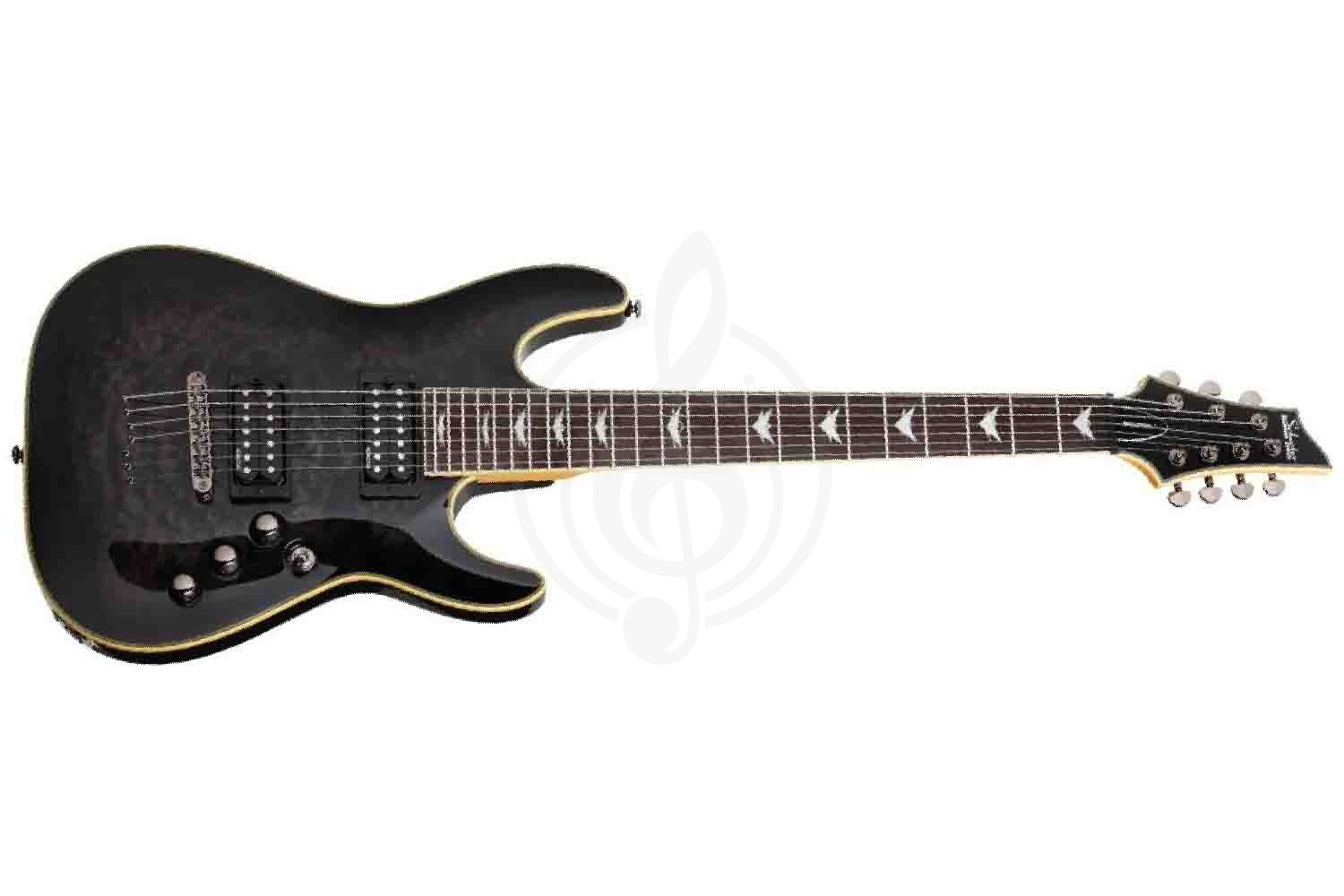 Электрогитара Superstrat Schecter OMEN EXTREME-7 STBLK - Электрогитара - фото 2