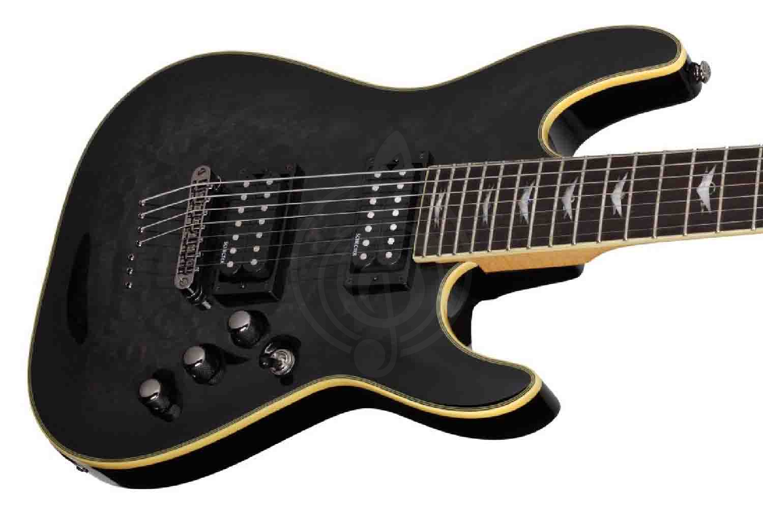 Электрогитара Superstrat Schecter OMEN EXTREME-7 STBLK - Электрогитара - фото 8