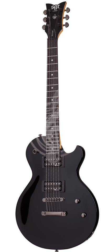 Электрогитара Les Paul Schecter SGR SOLO-II BLK - электрогитара - фото 2