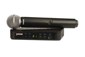 Изображение SHURE BLX24CN/SM58 M17 - радиосистема вокальная
