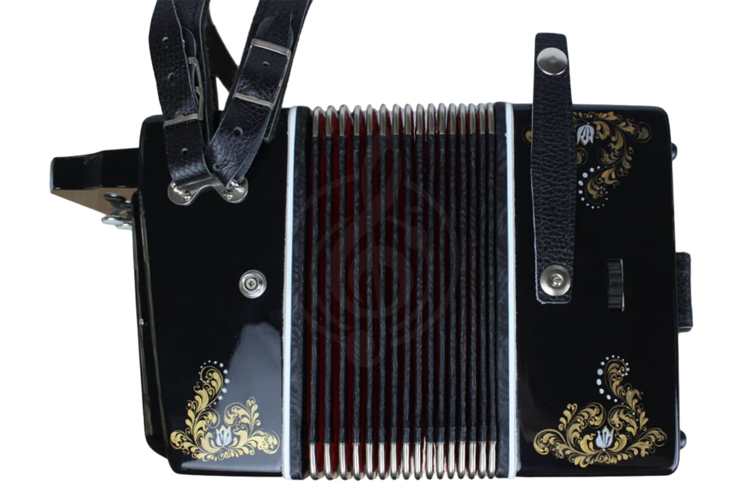 Гармонь Шуйская гармонь S32XL-A-BLACK "Шуйская" 25х25-III-2 - фото 3