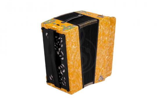 Гармонь Шуйская гармонь S51XL-A-YL - "Шуйская" 25х25-III, жёлтая - фото 3