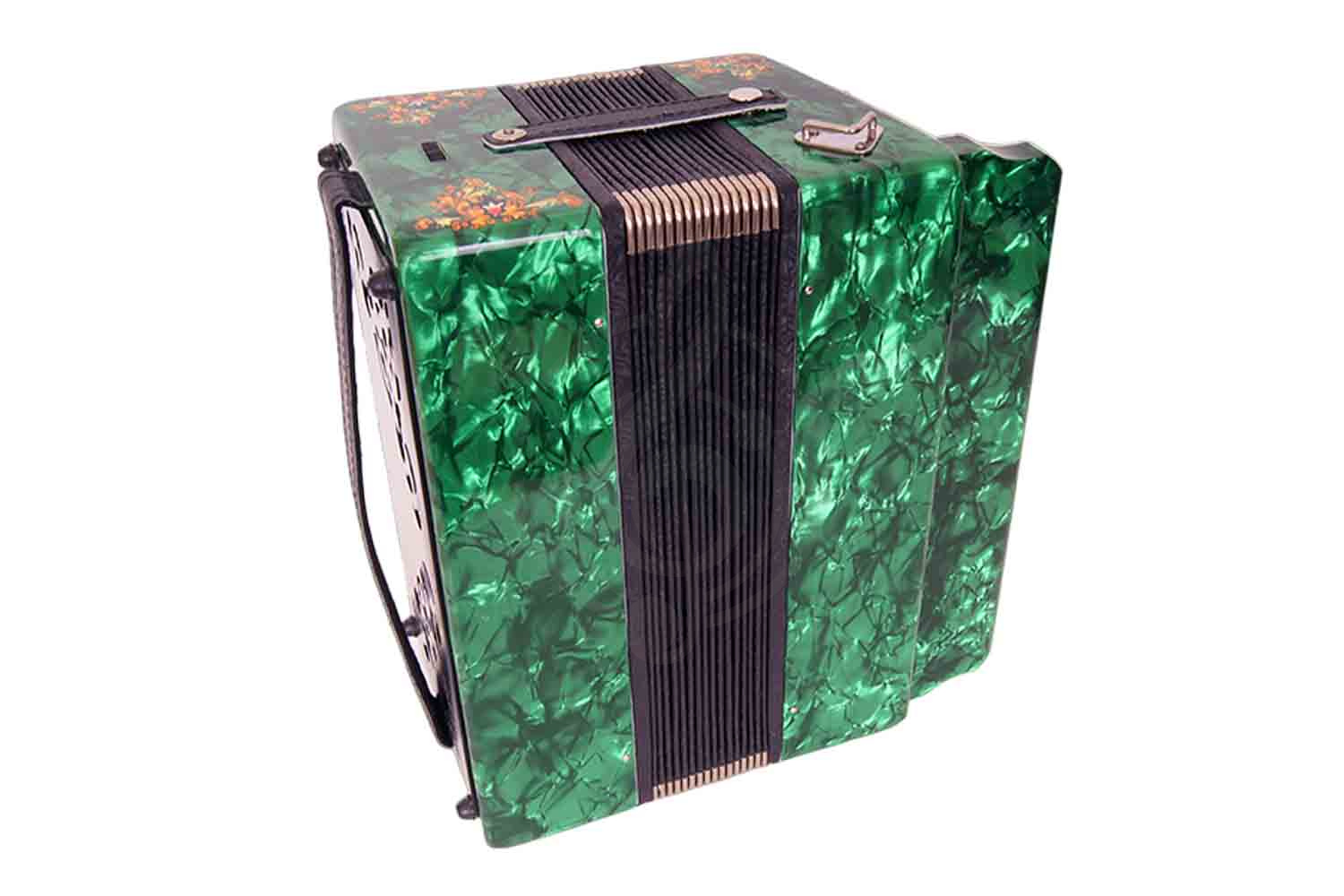 Гармонь Шуйская гармонь S51XL-C-GR "Шуйская" 25х25-III, зеленая - фото 2