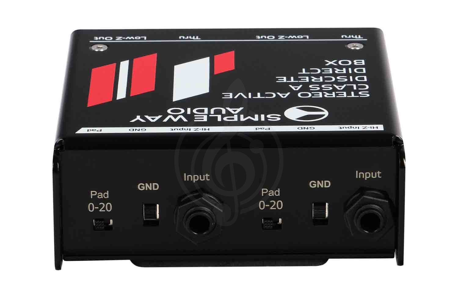 DI-box Simpleway Audio J2mini-steel - Дибокс, преобразователь сигнала для гитары - фото 2