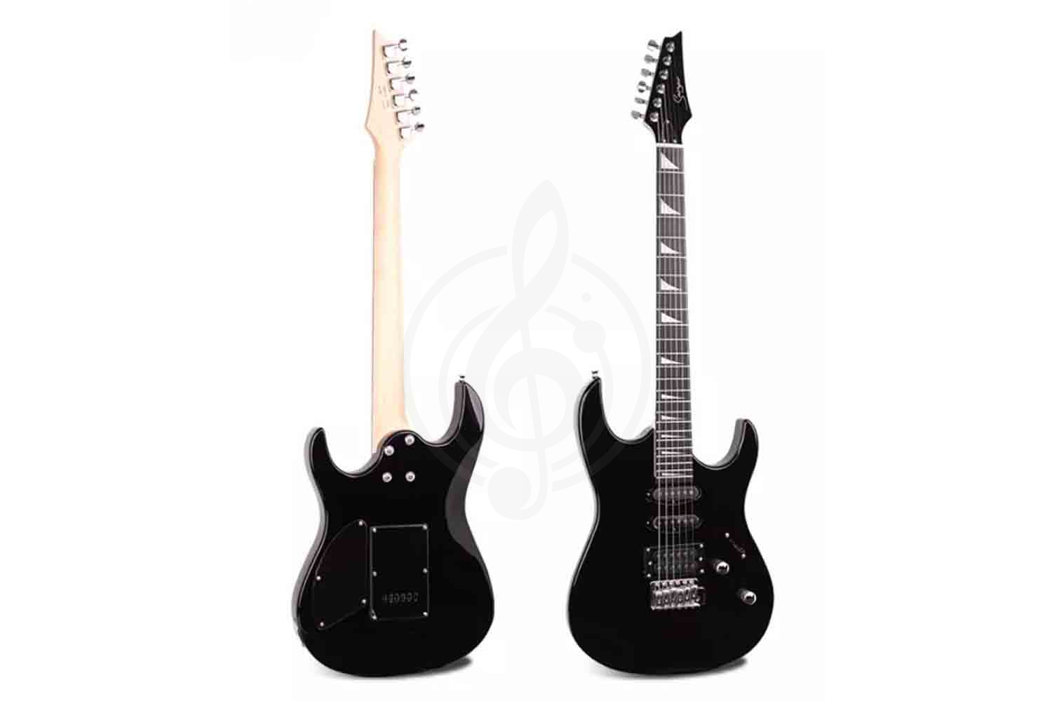 Электрогитара Stratocaster Smiger L-G4-BK - Электрогитара, черная - фото 5