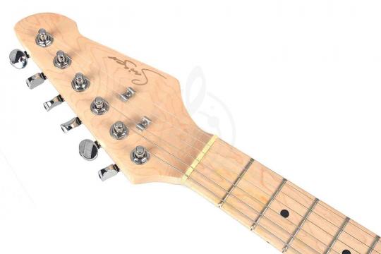 Электрогитара Stratocaster Smiger L-ST-K-BK - Электрогитара, детская, черная - фото 4