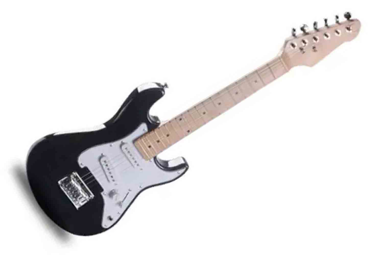 Электрогитара Stratocaster Smiger L-ST-K-BK - Электрогитара, детская, черная - фото 1