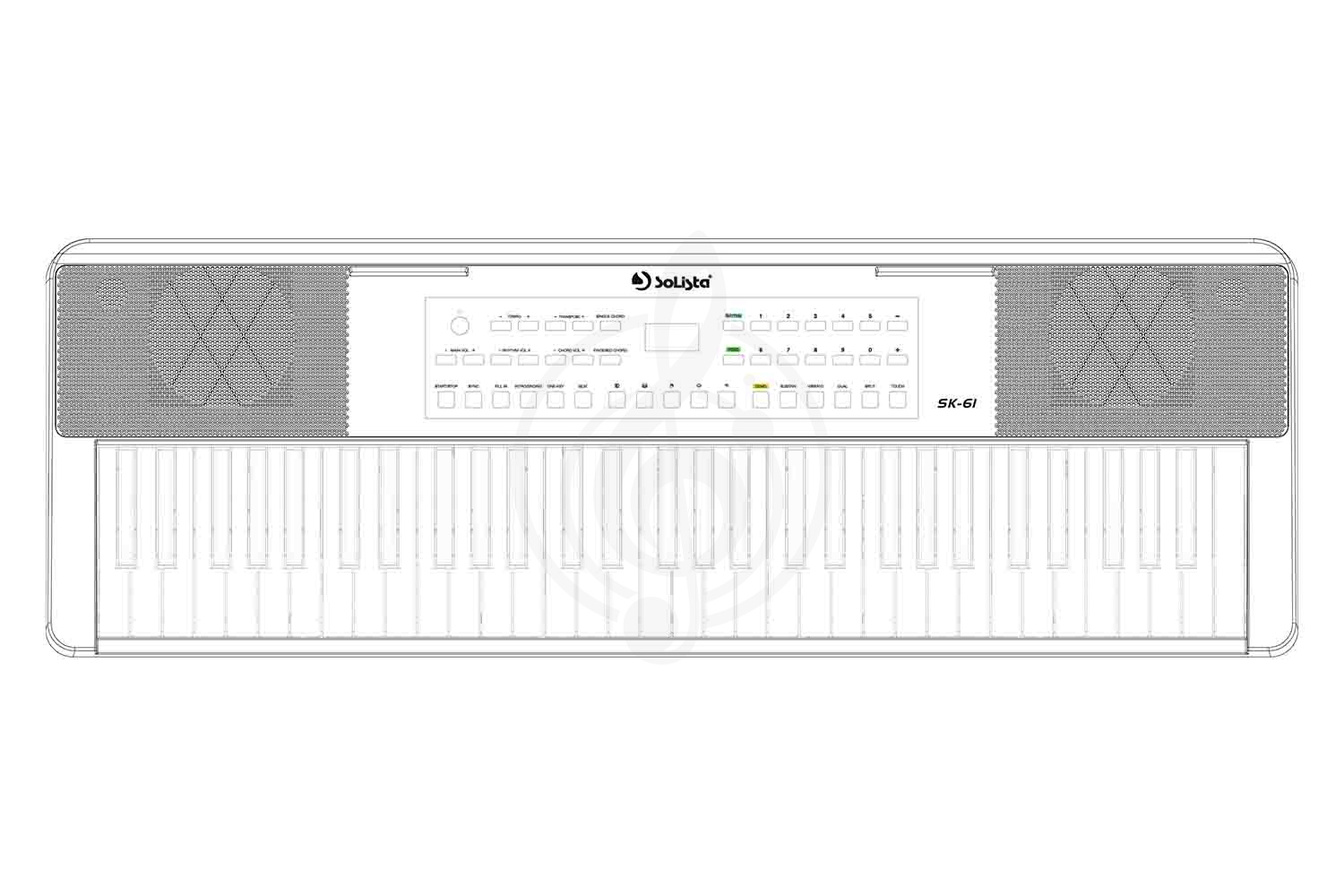 Синтезатор Solista SK-61 WH - Синтезатор - фото 2