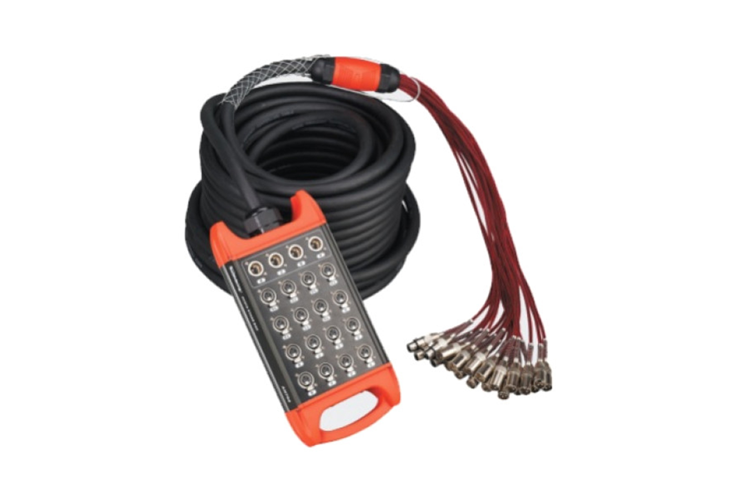 Мультикор Soundking BCB402-30m Сценическая коммутационная коробка, 12хXLR входов + 4хXLR выхода - фото 1