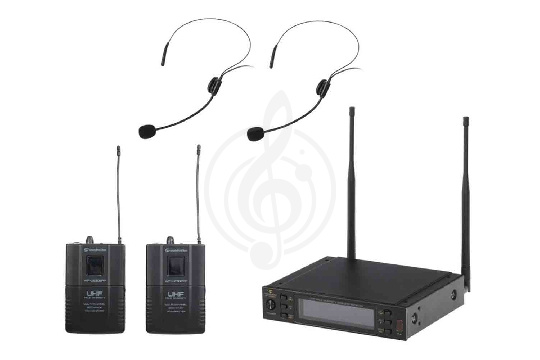 Радиосистема с головным микрофоном Soundsation WF-U2302PP - Беспроводная микрофонная система - фото