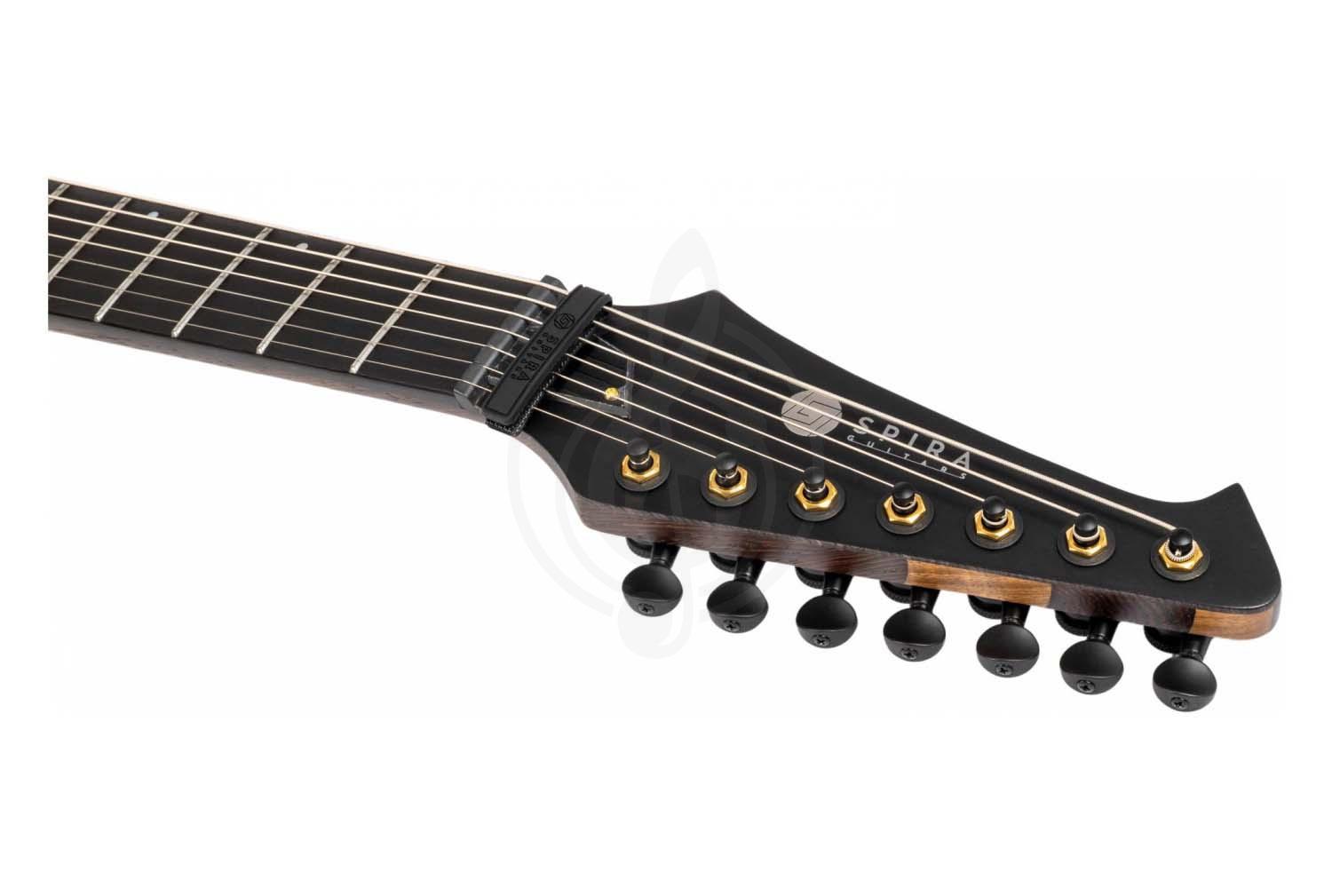 Электрогитара Superstrat SPIRA S-1007 PRO Black Limba - Электрогитара - фото 7