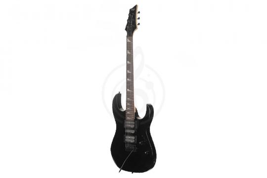 Электрогитара Superstrat SQOE Seib370 black - Электрогитара, цвет чёрный - фото 3