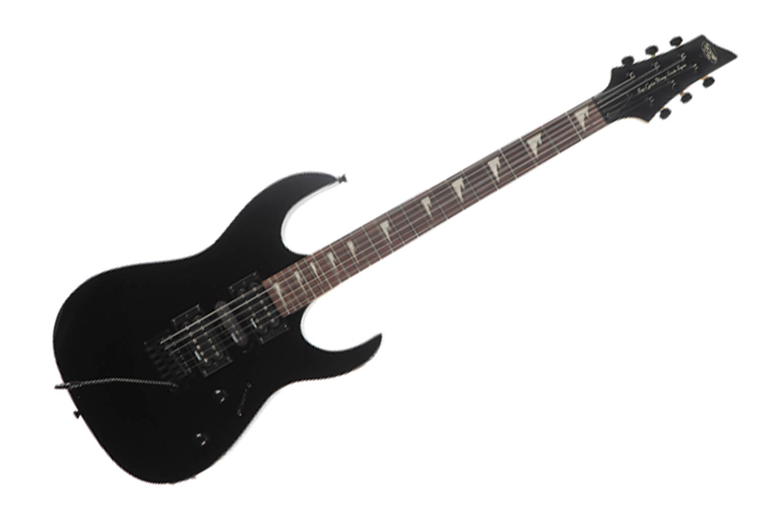 Электрогитара Superstrat SQOE Seib370 black - Электрогитара, цвет чёрный - фото 1