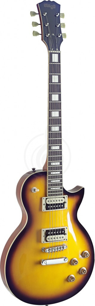 Электрогитара Les Paul STAGG SEL-ZEB-2TS Электрогитара типа Les Paul - фото 2