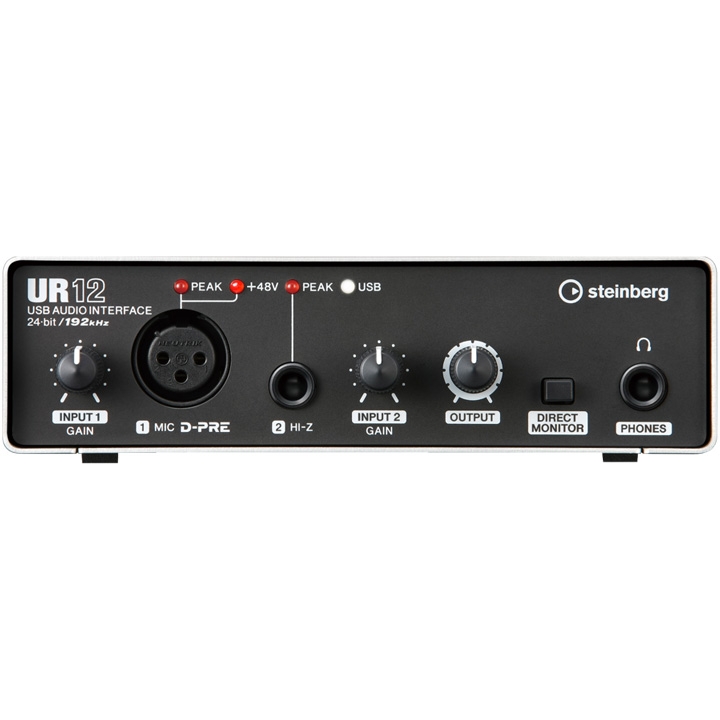  Steinberg UR12 USB Аудиоинтерфейс + CUBASEELLEM 8  - фото 1