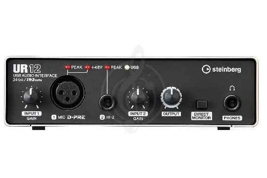  Steinberg UR12 USB - Аудиоинтерфейс - фото 1