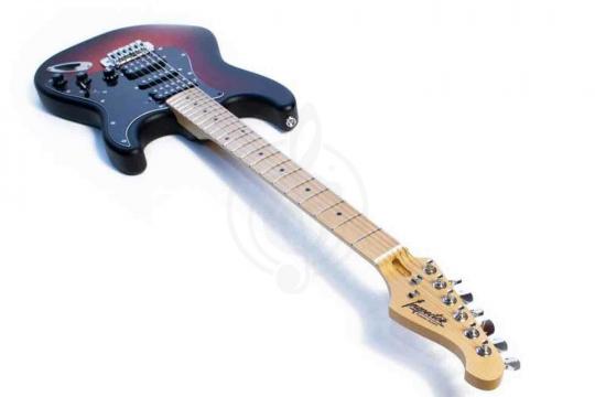Электрогитара Stratocaster Strateg-6-redburst Электрогитара, красный санберст, Inspector - фото 3