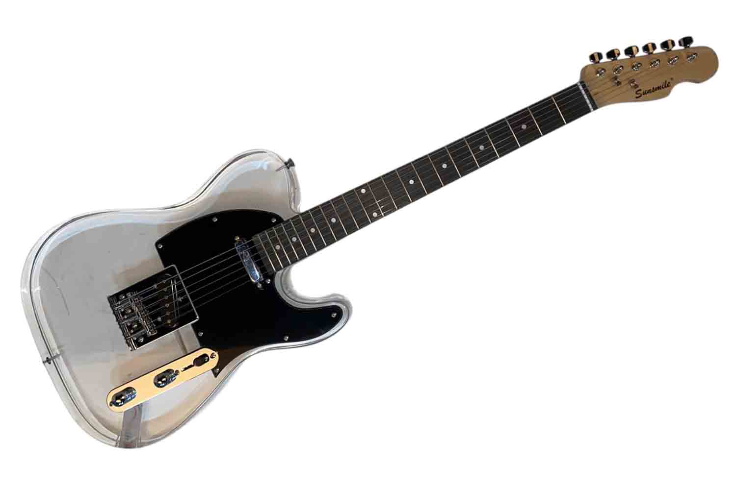 Электрогитара Telecaster Sunsmile SAC-TLA - Электрогитара, прозрачная - фото 1