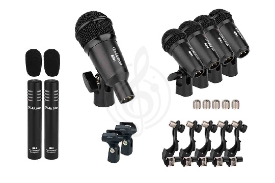 Инструментальный микрофон T8400 Комплект микрофонов для ударных, Alctron - фото 1
