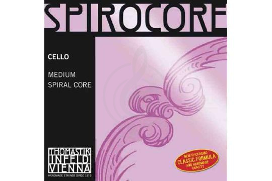 Изображение Thomastik S25 Spirocore - Отдельная струна А/Ля для виолончели 4/4, среднее натяжение