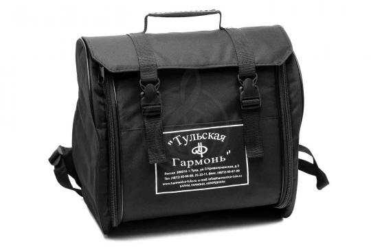 Гармонь Тульская гармонь - G-21-BL 301М 25х25-III с двумя ремнями, синяя - фото 6