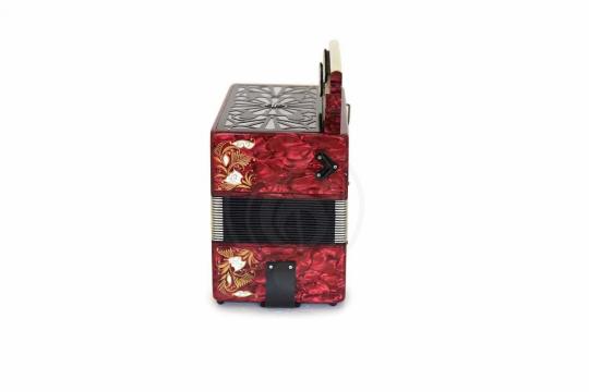 Гармонь Тульская Гармонь G-3-RD "Куликово поле", 25х25–III, красная - фото 2