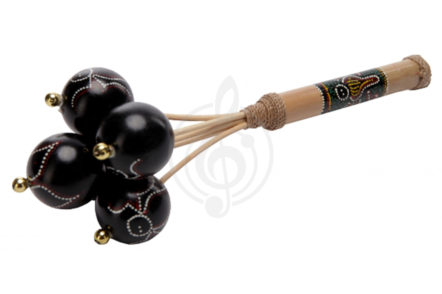  VESTON FM-10BK - бамбуковый маракас, 10см х 28см - фото 1