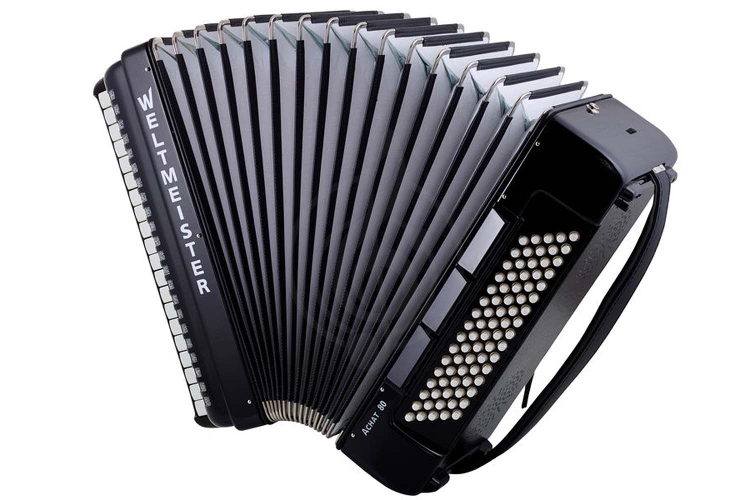 Аккордеон 3/4 Weltmeister Achat 80  80 34/80/III/5/3 Black - Аккордеон, цвет черный - фото 2