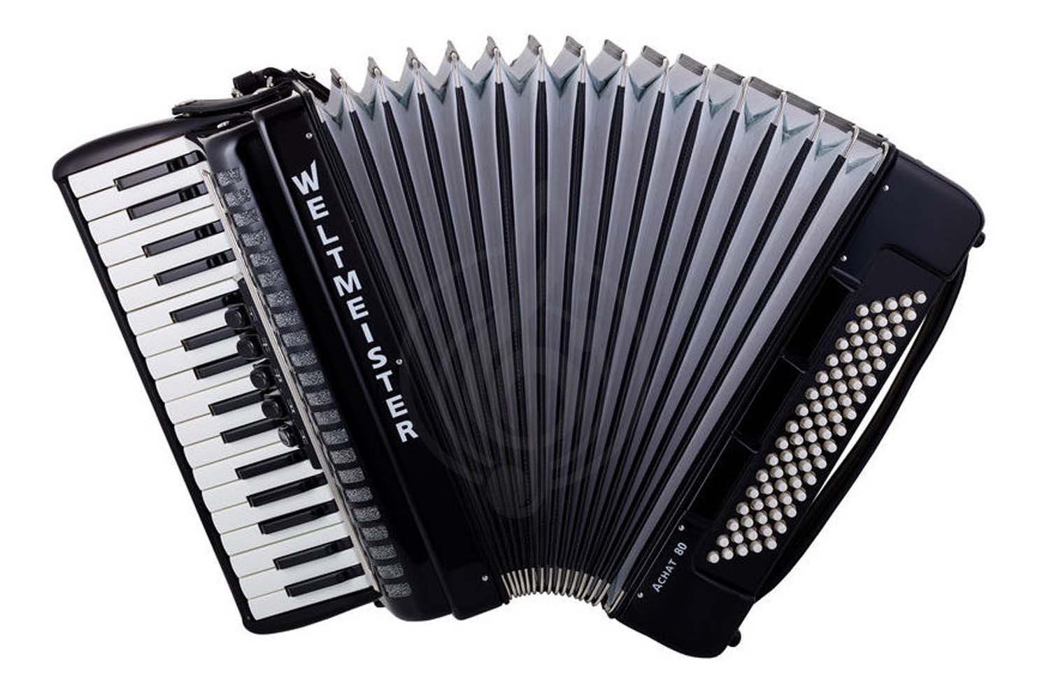 Аккордеон 3/4 Weltmeister Achat 80  80 34/80/III/5/3 Black - Аккордеон, цвет черный - фото 3