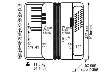 Аккордеон 4/4  - фото 2