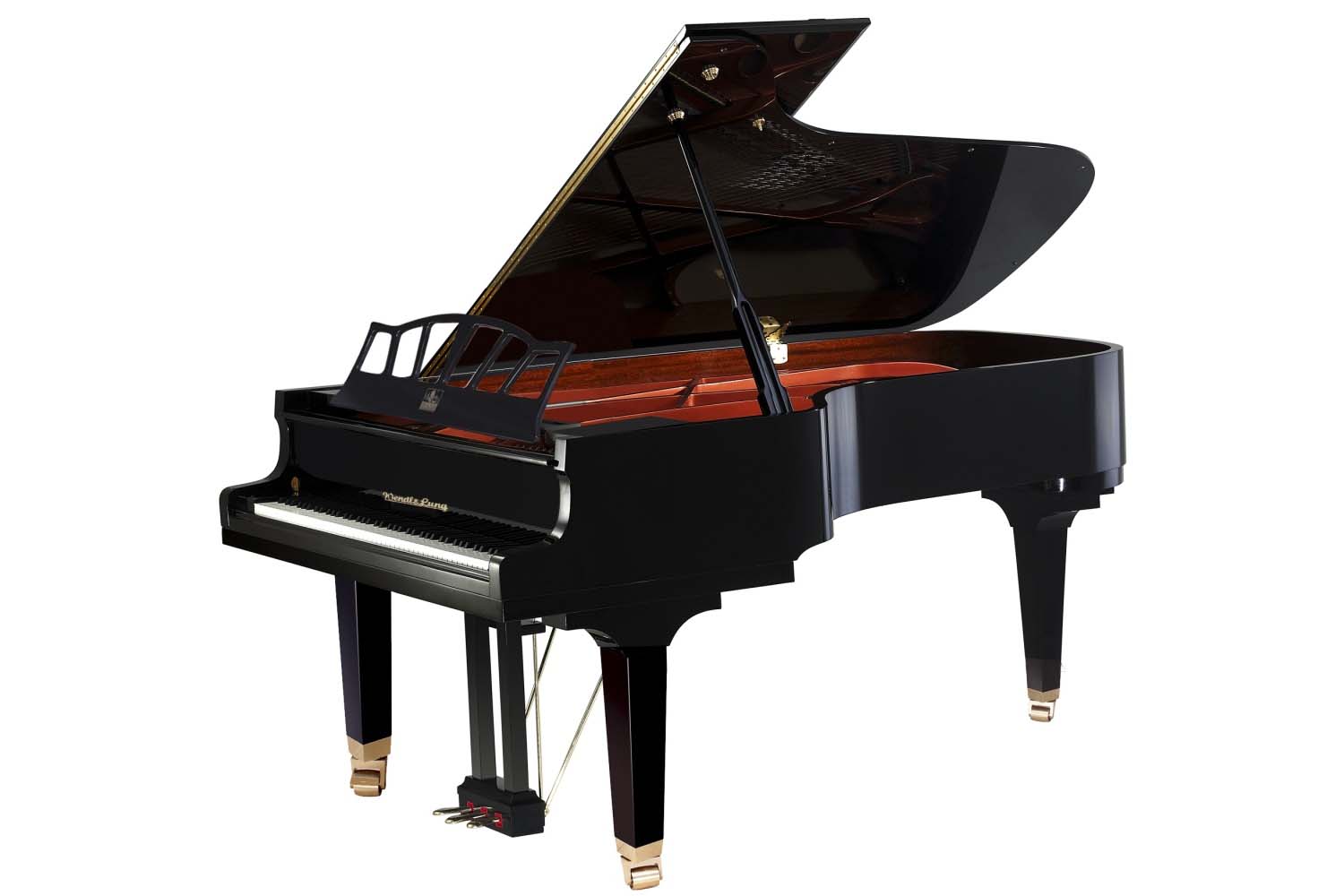 Акустический рояль Wendl&Lung W218BK - Рояль акустический, черный - фото 1