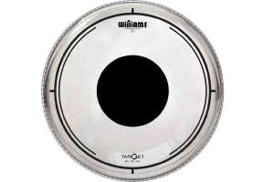 Изображение Williams DT2-7MIL-22 Target Dot Series Clear - Пластик для бас-барабана 22", прозрачный