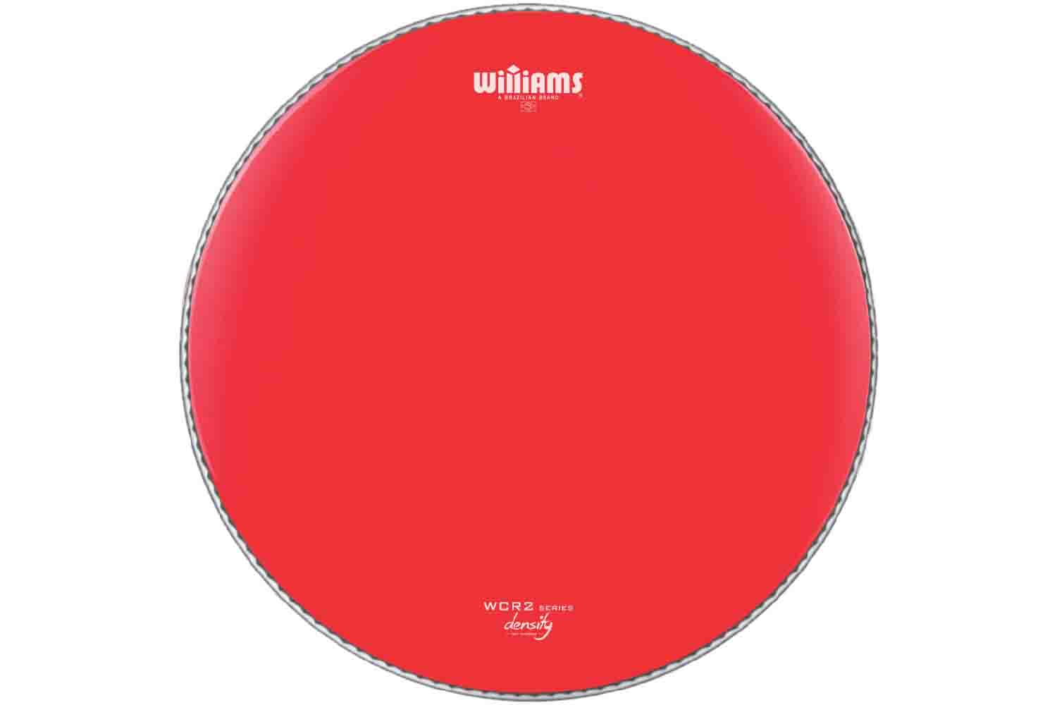 Пластик для томов Williams WCR2-10MIL-16 Density Red Series - Пластик для том-барабана 16", с покрытием, красный - фото 1