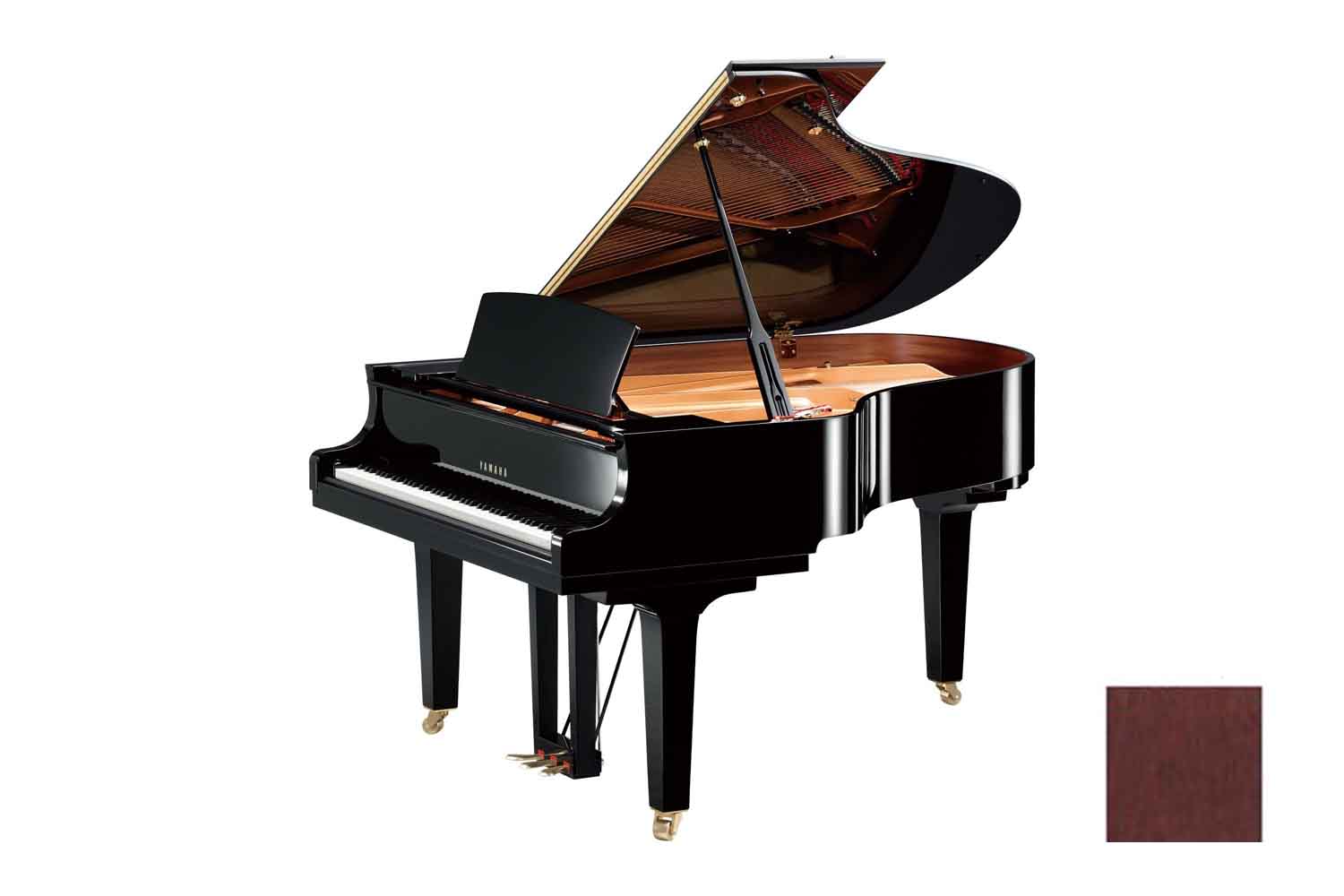 Акустический рояль Yamaha C3X PM - Рояль акустический, цвет красное дерево - фото 1