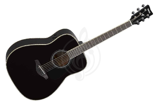 Трансакустическая гитара YAMAHA FG-TA BLACK - трансакустическая гитара - фото 1