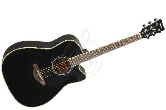 Трансакустическая гитара YAMAHA FGC-TA BLACK - трансакустическая гитара - фото 1
