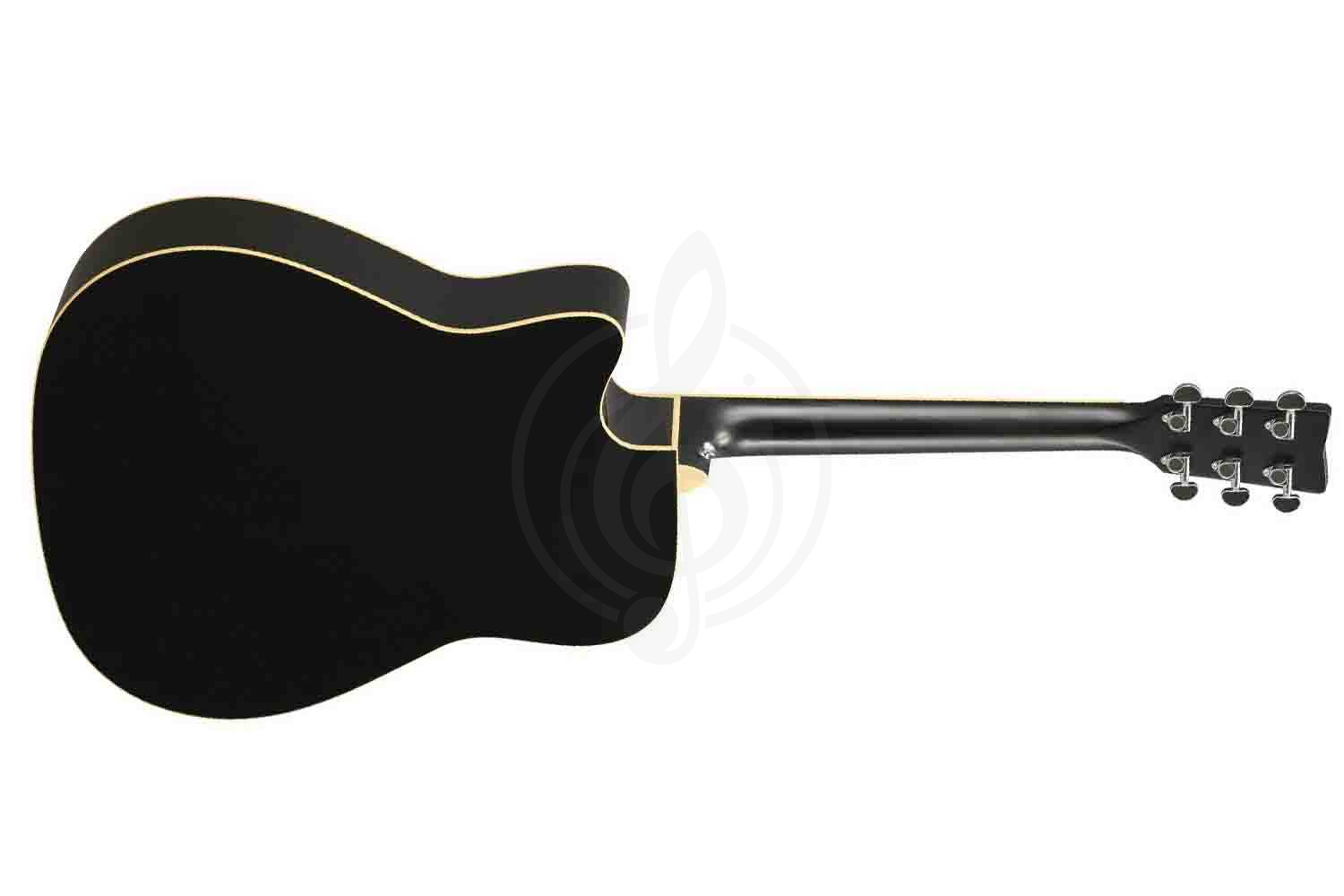 Трансакустическая гитара YAMAHA FGC-TA BLACK - трансакустическая гитара - фото 3