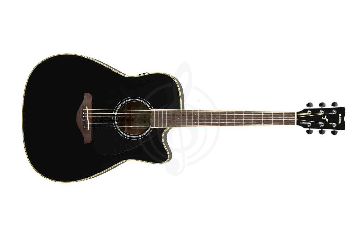 Трансакустическая гитара YAMAHA FGC-TA BLACK - трансакустическая гитара - фото 4