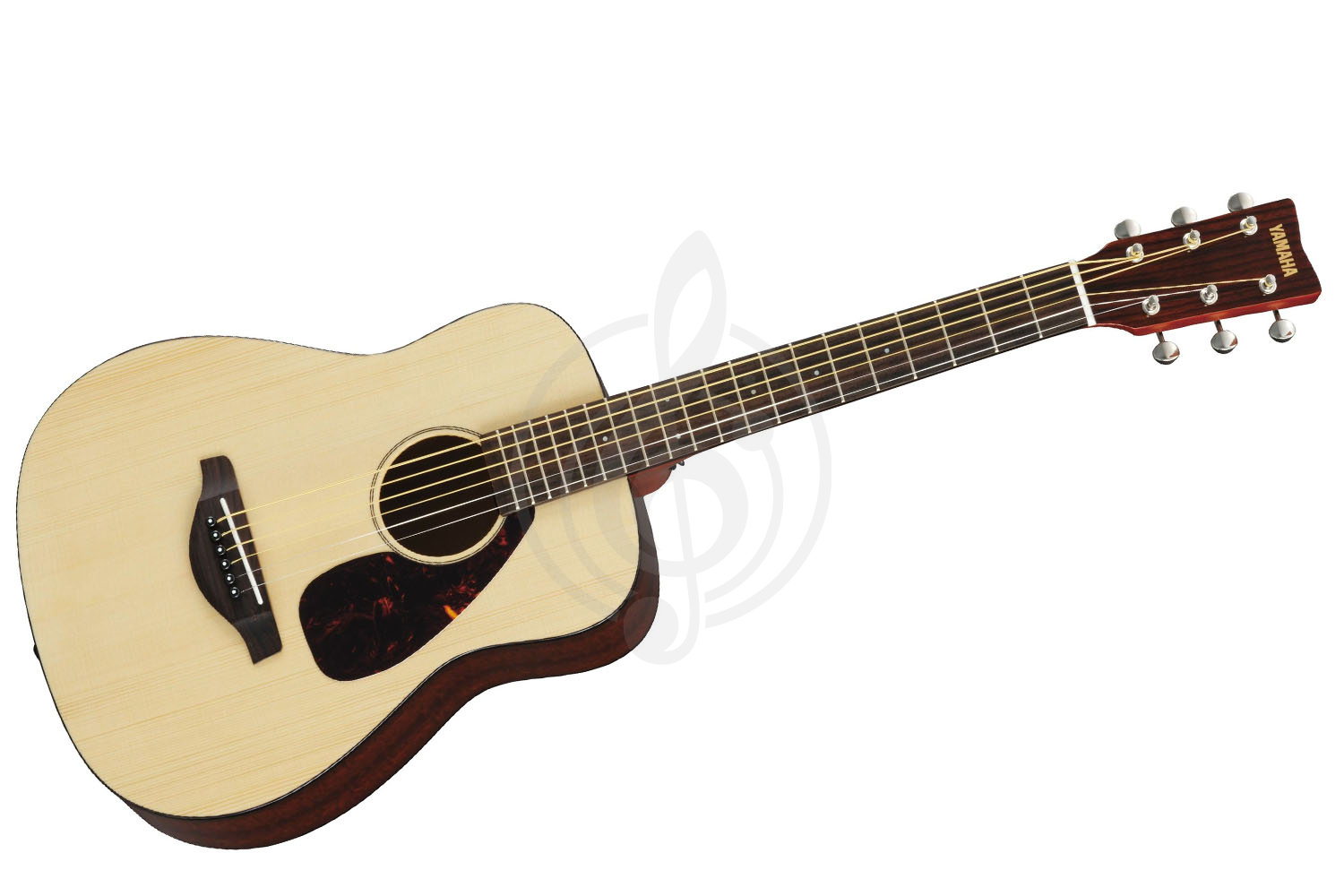 Акустическая гитара Yamaha JR2S NATURAL - акустическая гитара уменьшенного размера, массив ели (с чехлом) - фото 1