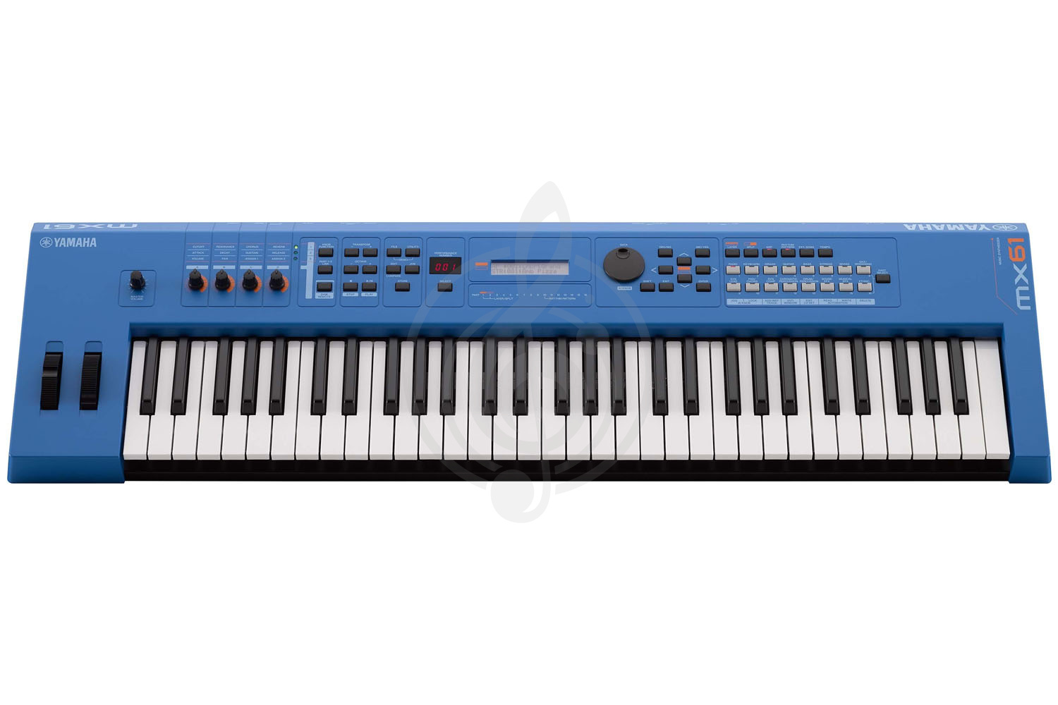 Синтезатор Yamaha MX61 BU - синтезатор, 61 клавиша, тон-генератор AWM2 - фото 1