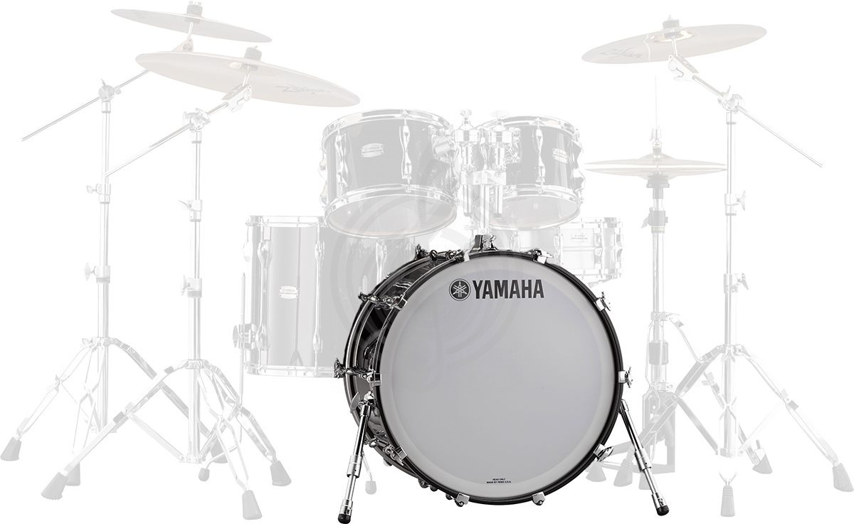 Бас-барабан Yamaha RBB2218(SOB) бас барабан 22"х18", берёза, цвет Solid Black - фото 1